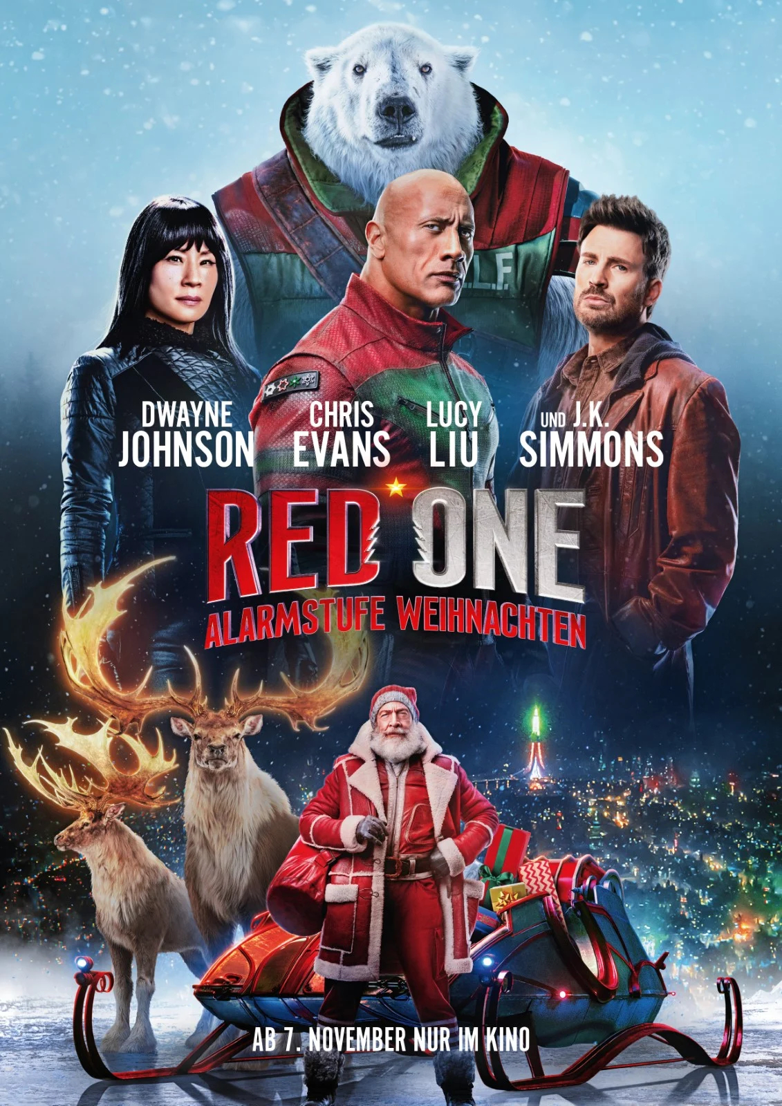 Filmplakat: Red One – Alarmstufe Weihnachten